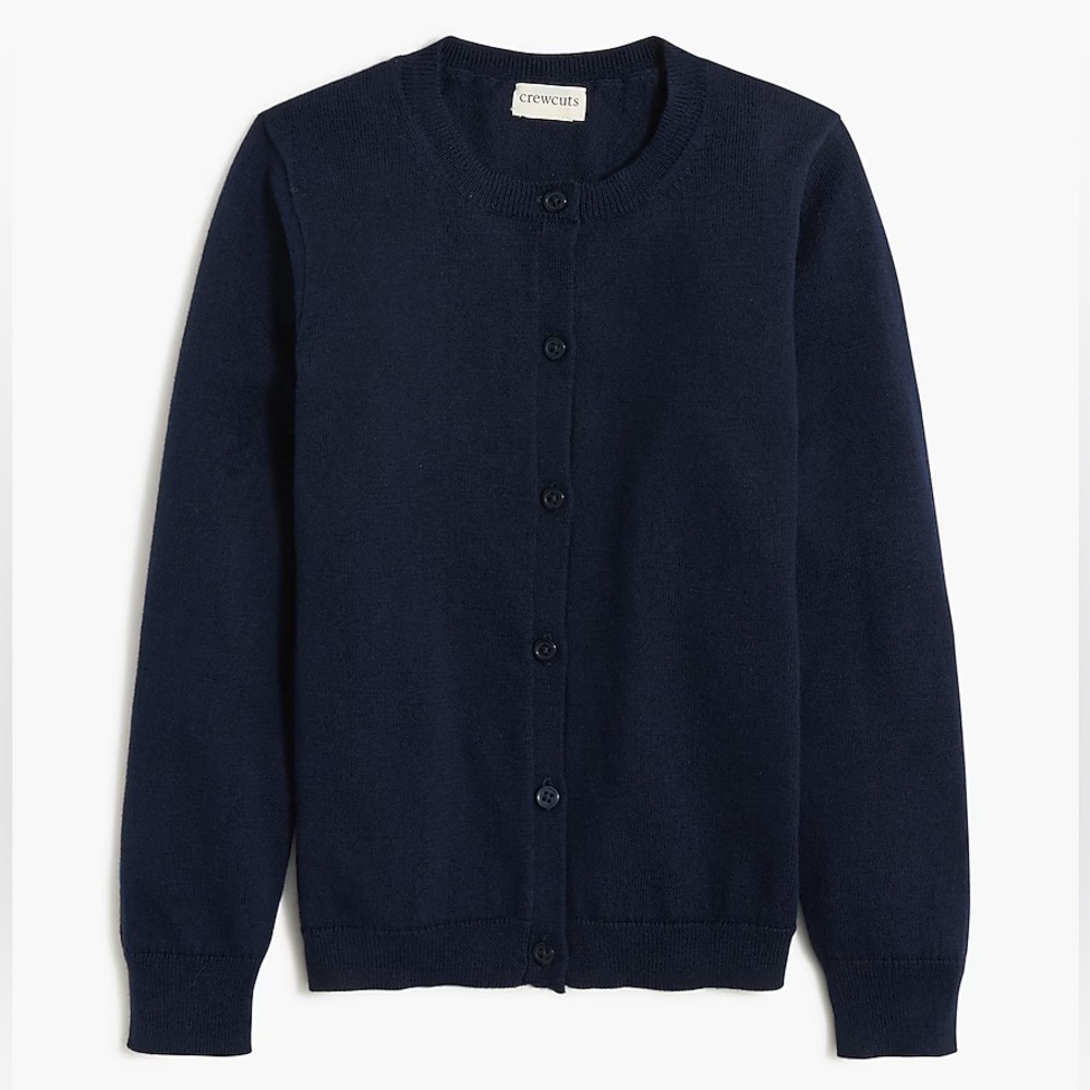 NWT J. Crew Factory Crewcuts
Girls Casey Cardigan Sweater
Size M(8-9) Navy